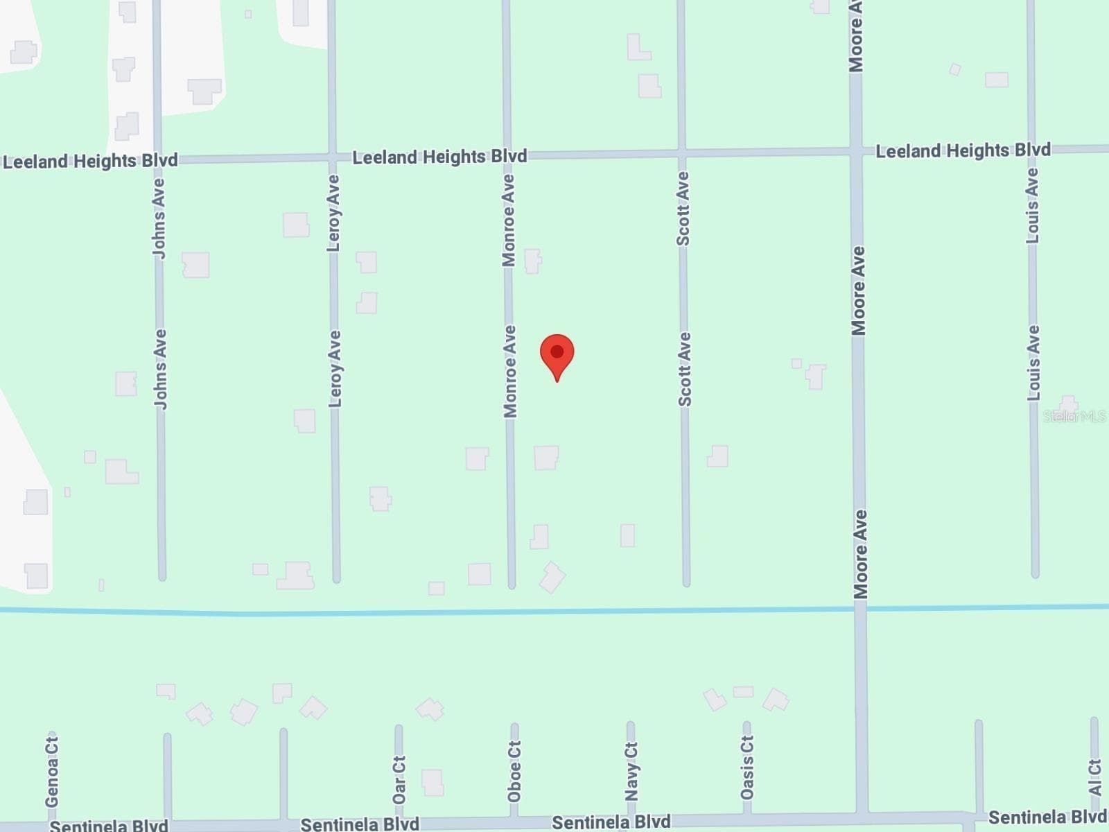 MAP VIEW - 12 MONROE AVE, LEHIGH ACRES
