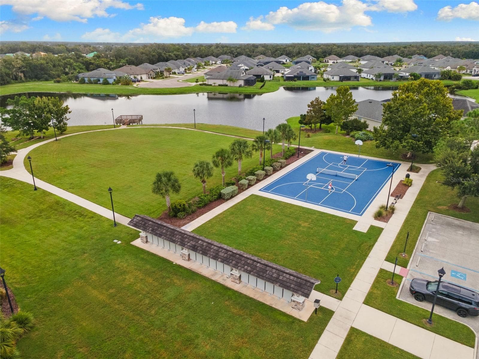 BASKETBALL/PICKLEBALL COURT - 12743 RAINWASHED LOOP, PARRISH