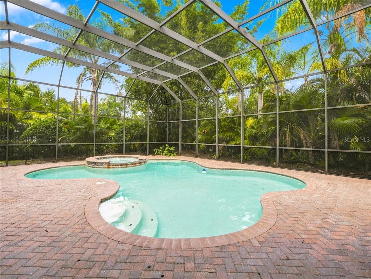 Tropical pool and SPA - 11805 SHIRE WYCLIFFE CT, TAMPA