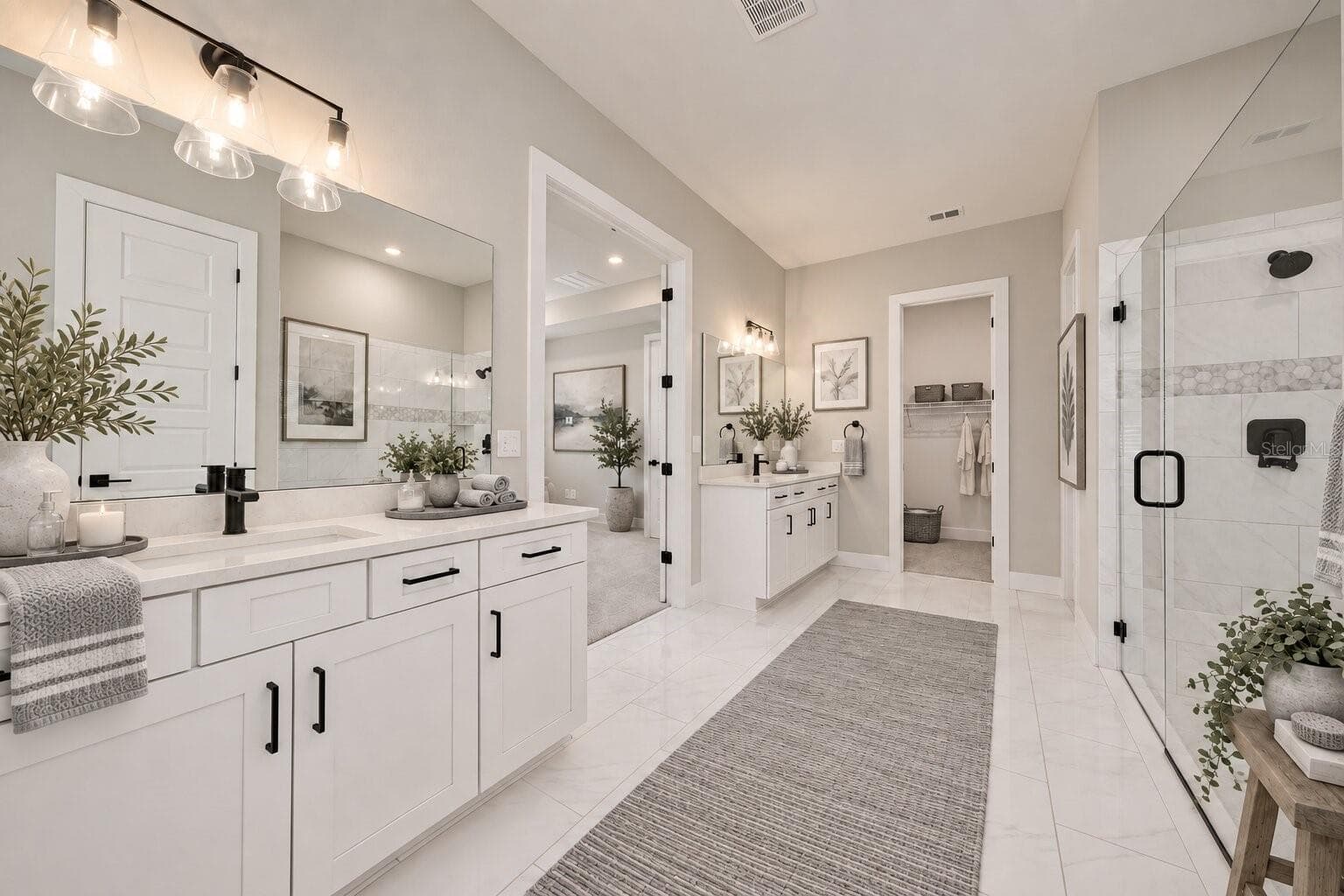 PRIMARY BATHROOM - 7328 GREAT EGRET BLVD, SARASOTA