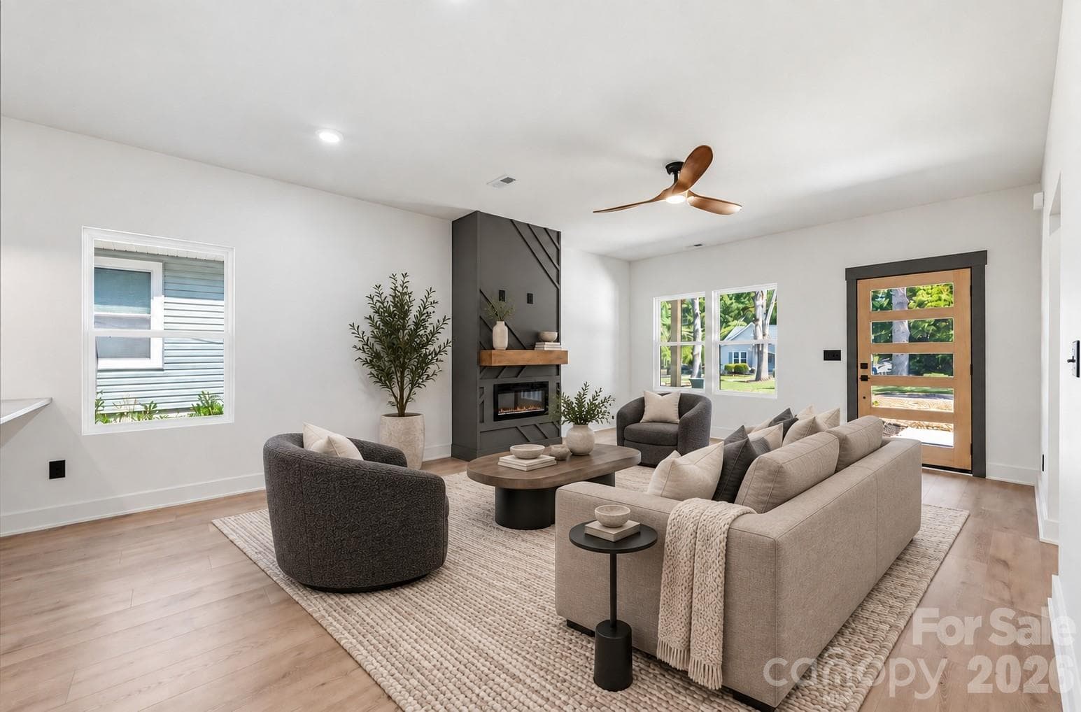 Virtually Staged-Livingroom - Gastonia