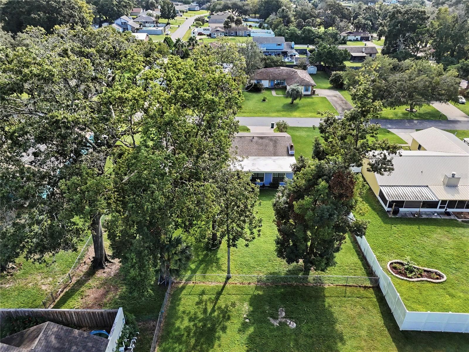 Aerial view - 436 NE 47TH CT, OCALA