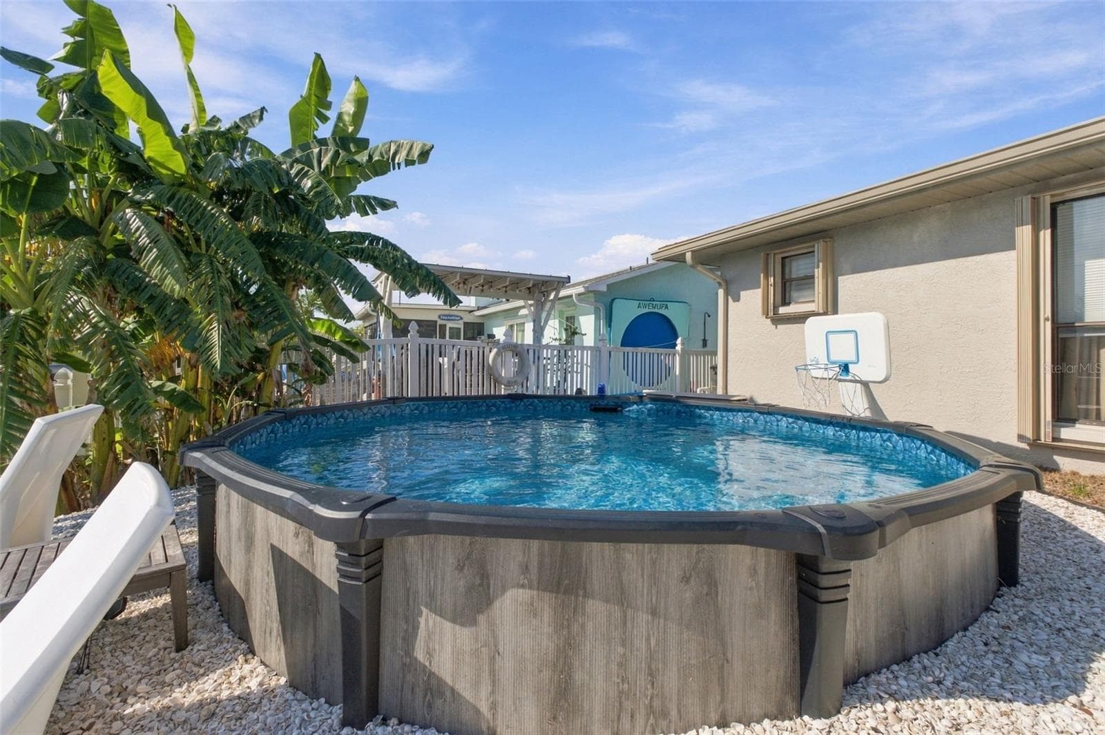 Above ground pool - 4108 DAISY DR, HERNANDO BEACH