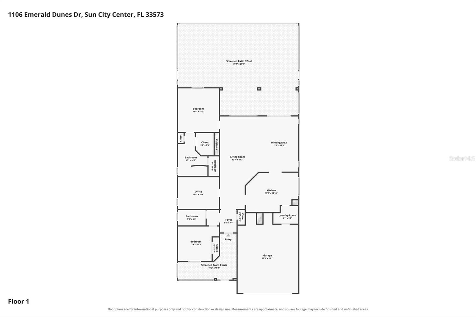 Single Family Residence at 1106 EMERALD DUNES DR, SUN CITY CENTER, photo 56 of 62