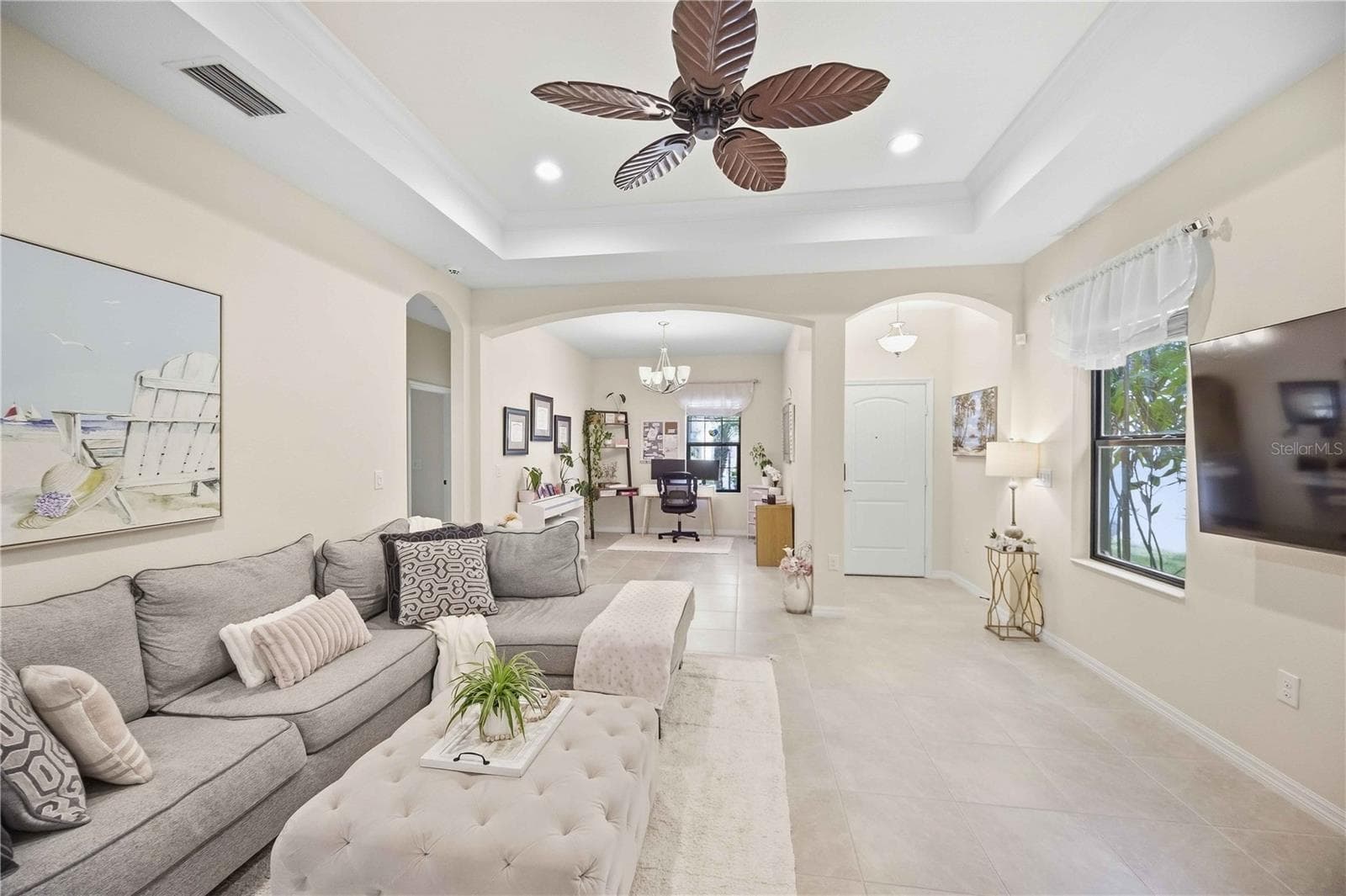 Living room and dining area - 216 MARCHENO WAY, NORTH VENICE