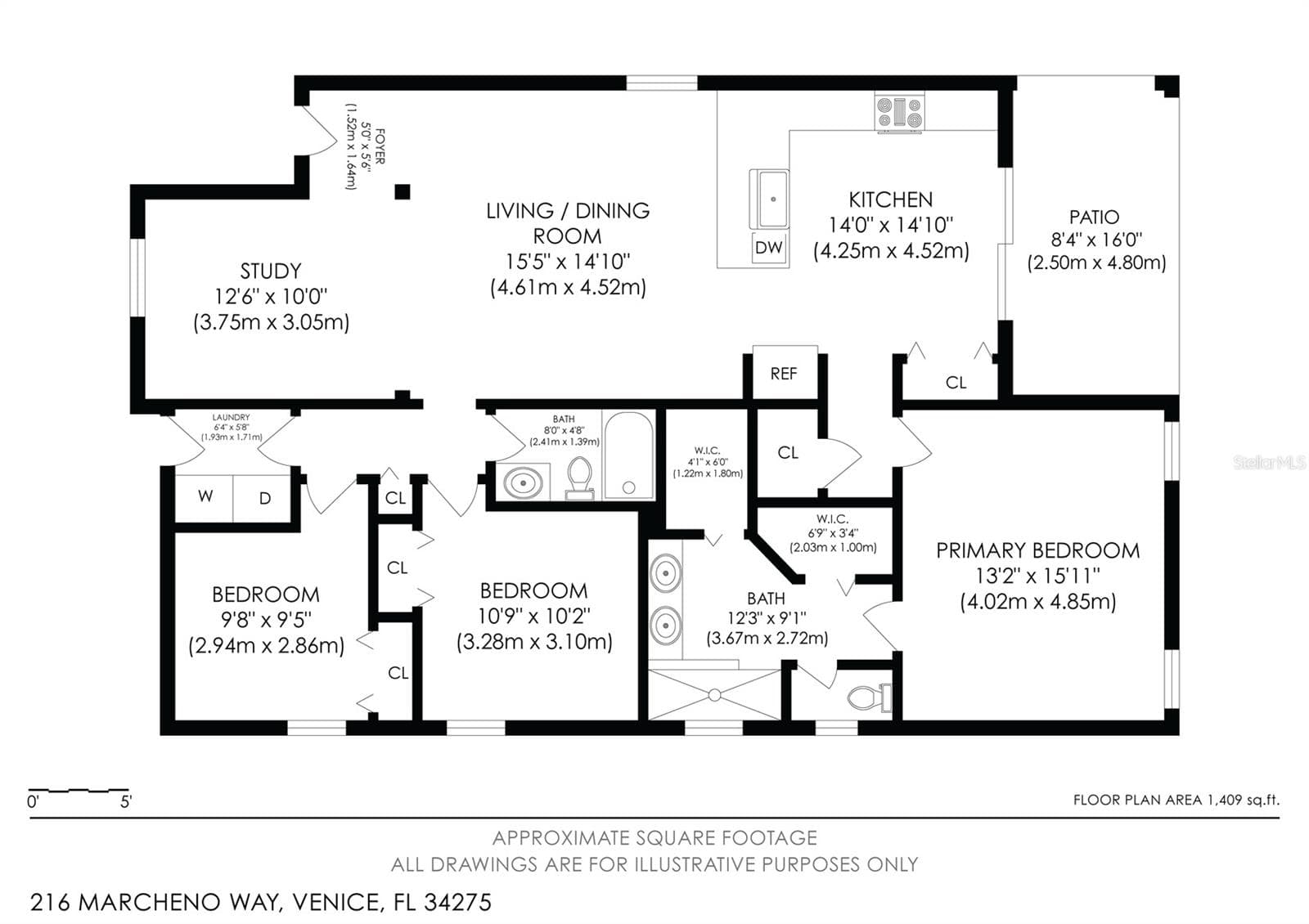 Floor plan - 216 MARCHENO WAY, NORTH VENICE