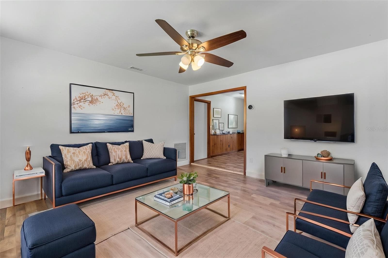 Living Room Staged - 1206 W BUCKNELL AVE, INVERNESS
