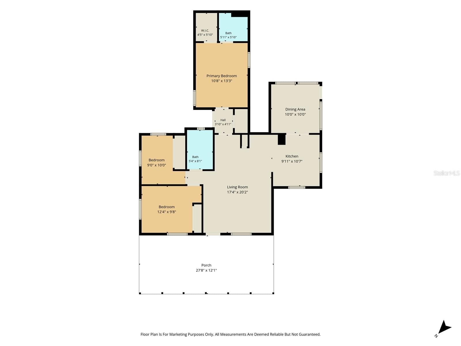 Main house floor plan - 3770 SW 147TH LANE RD, OCALA