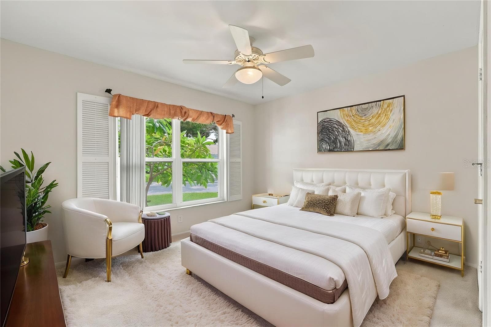 Virtually staged guest bedroom. - 3939 90TH TER N, PINELLAS PARK