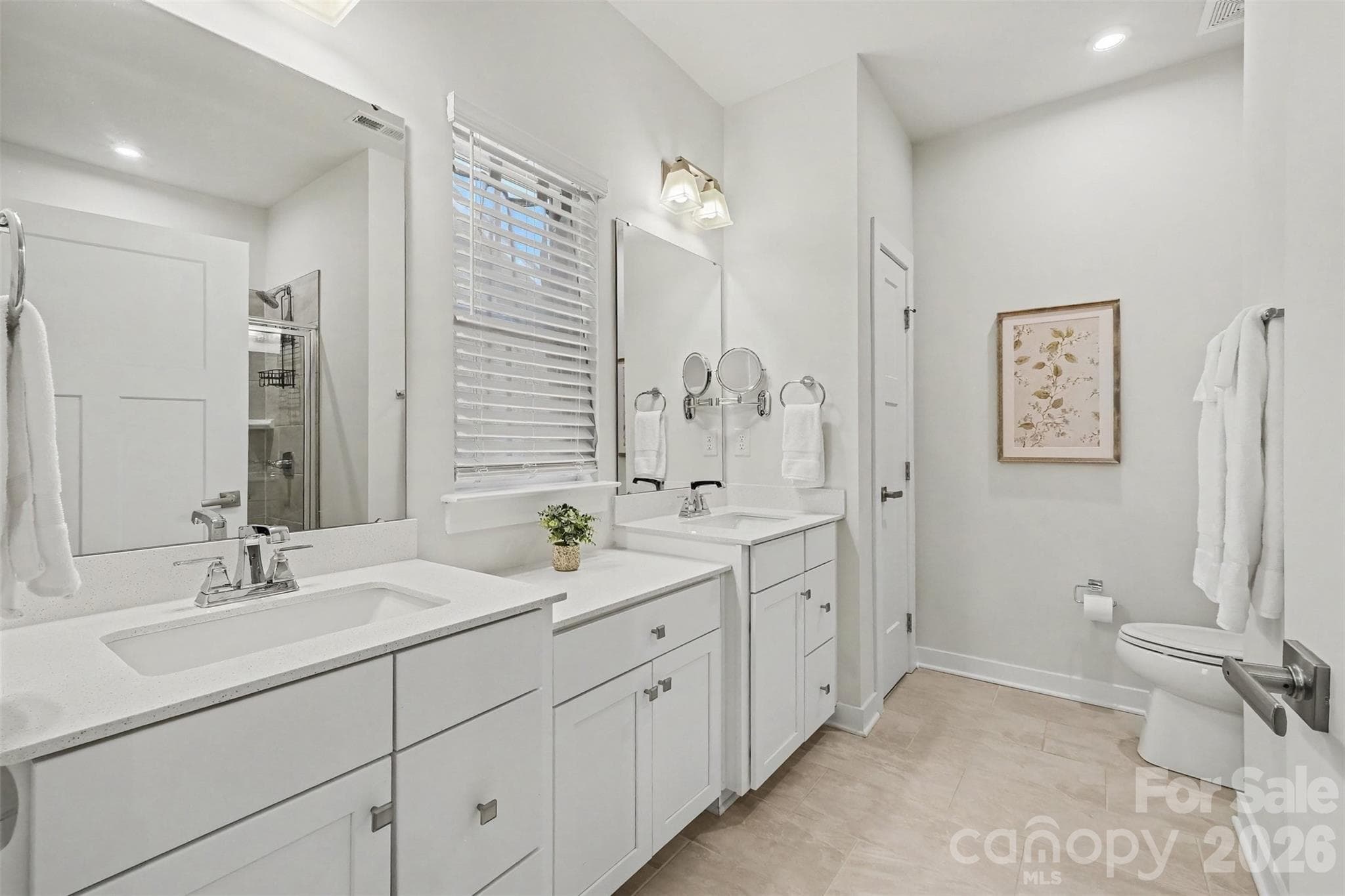 Primary bath, double sinks - 6513 Cumberland Drive, Harrisburg