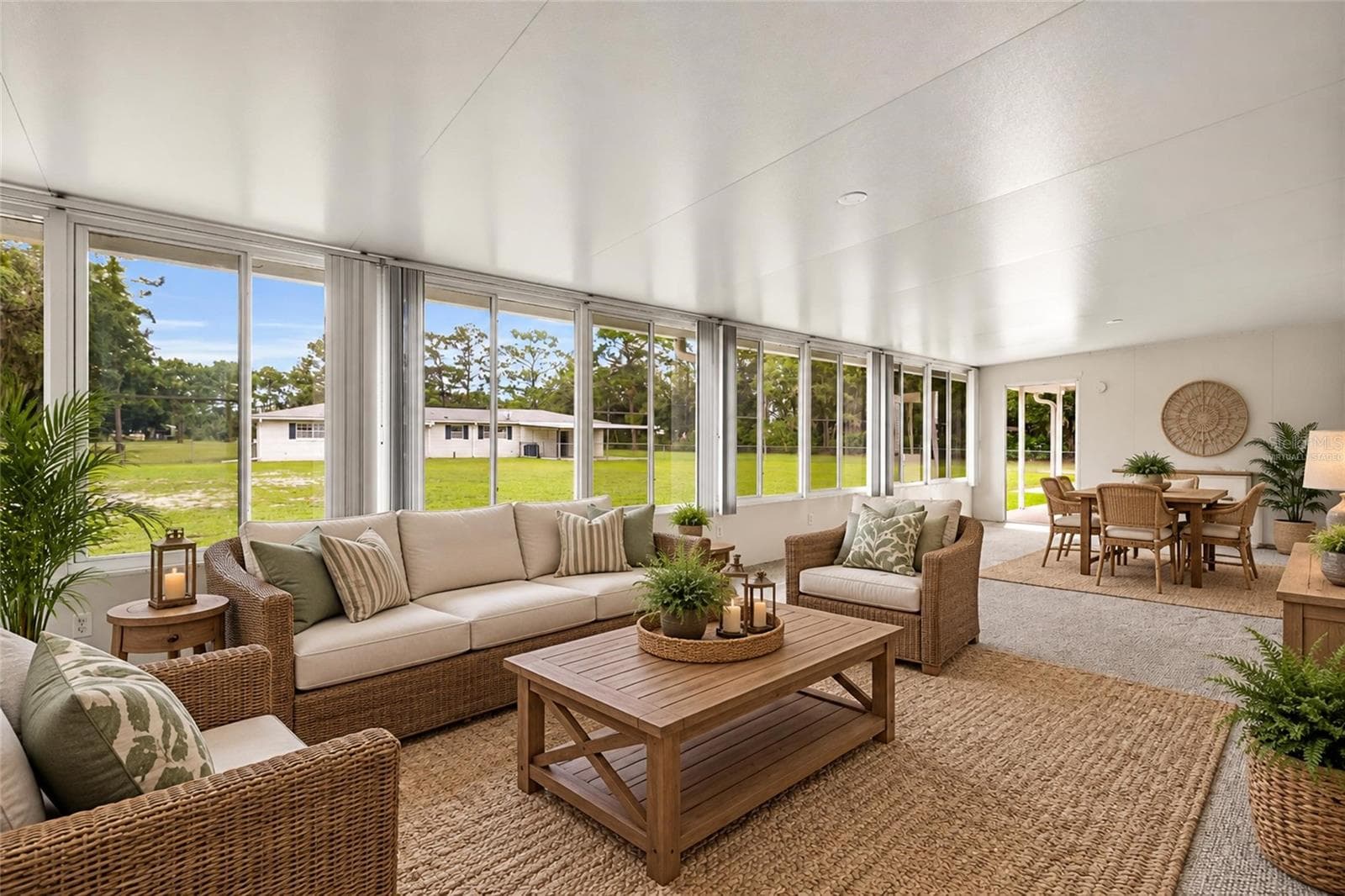 MH - Great Room virtually staged - 133 MOORES TRL, PALATKA
