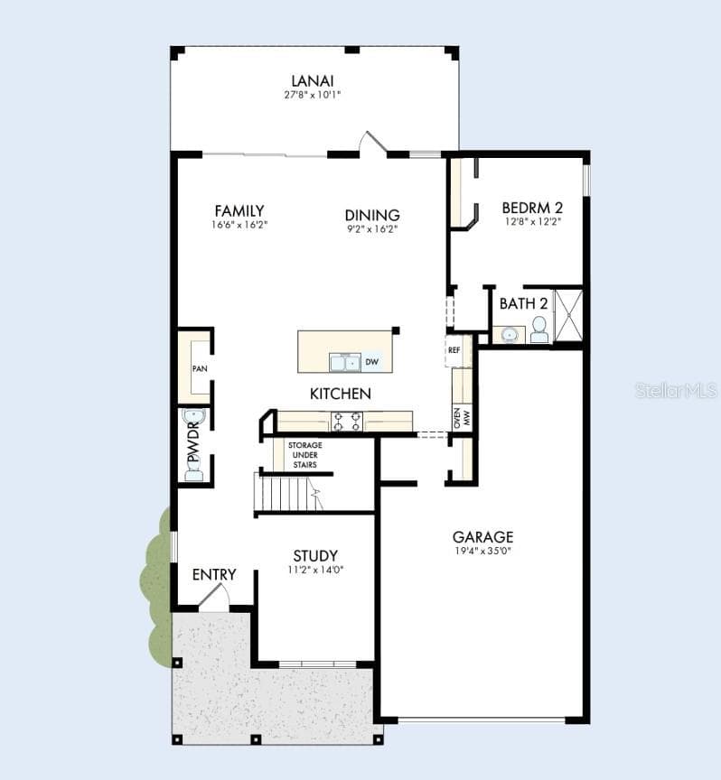 Floor Plan First Floor - 5677 COOPERS HAWK CT, ST CLOUD
