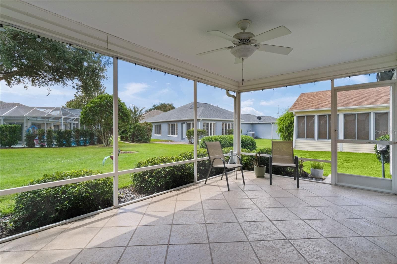 Covered lanai Great place to relax or Grill - 2902 CHELTENHAM CT, THE VILLAGES