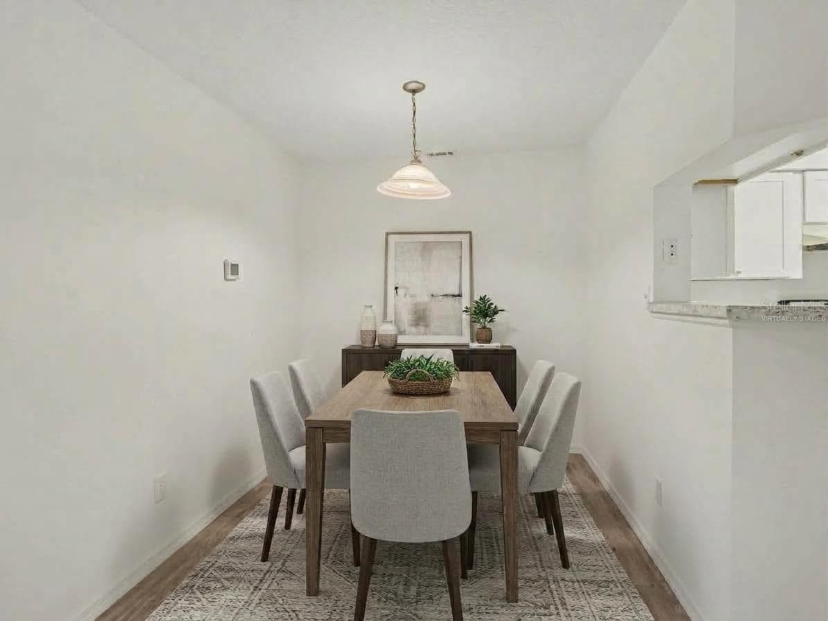 Virtually Staged- Dining Room - 199 AFTON SQ #108, ALTAMONTE SPRINGS