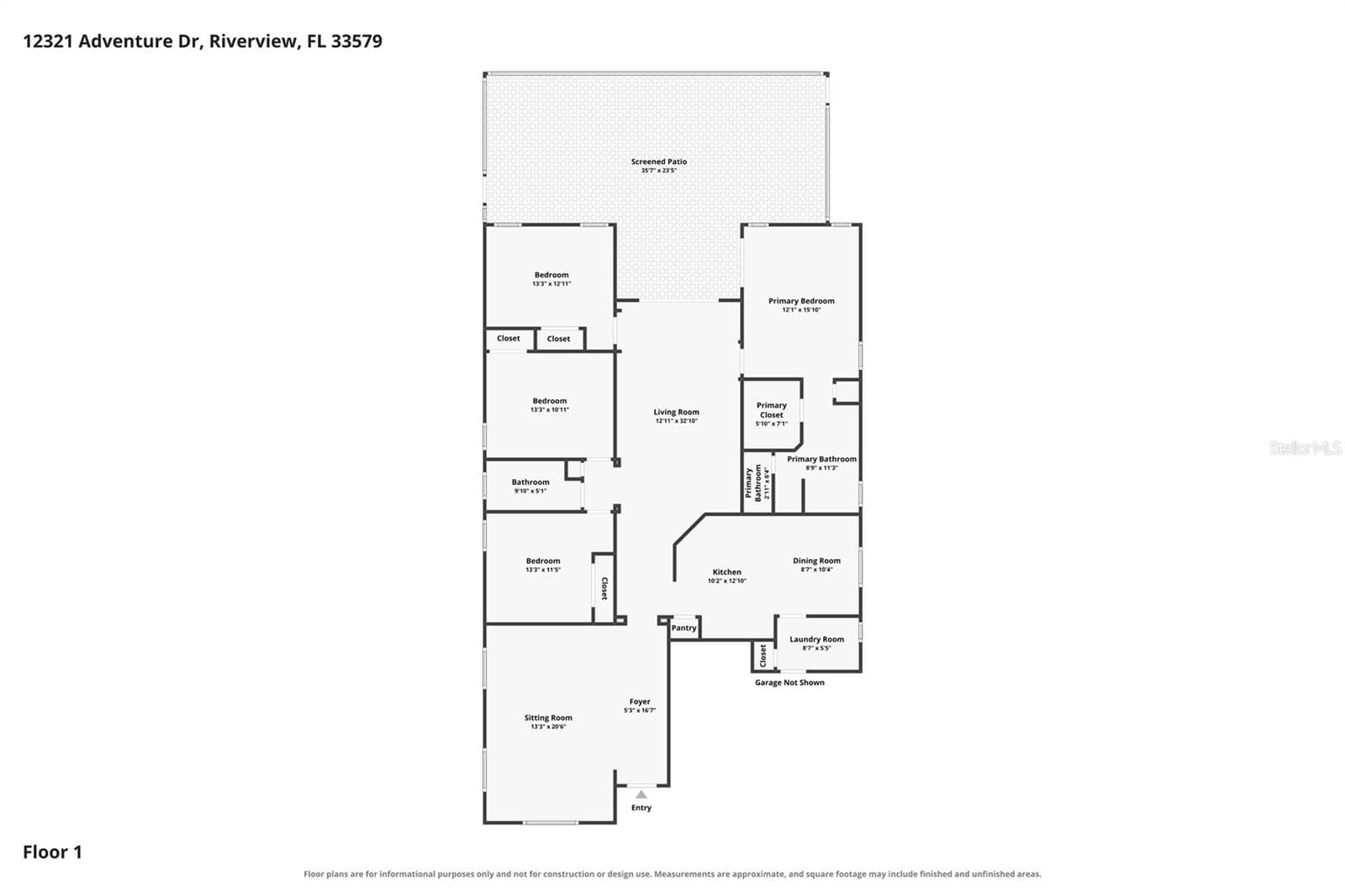 Single Family Residence at 12321 ADVENTURE DR, RIVERVIEW, photo 3 of 48