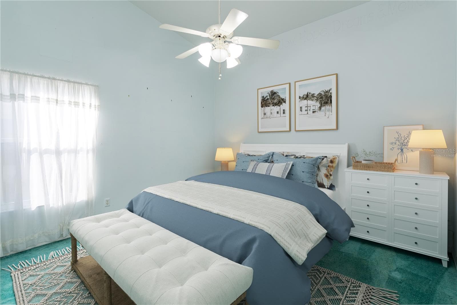 Virtually staged Bedroom 3 - 25845 GLEN EAGLE DR, LEESBURG