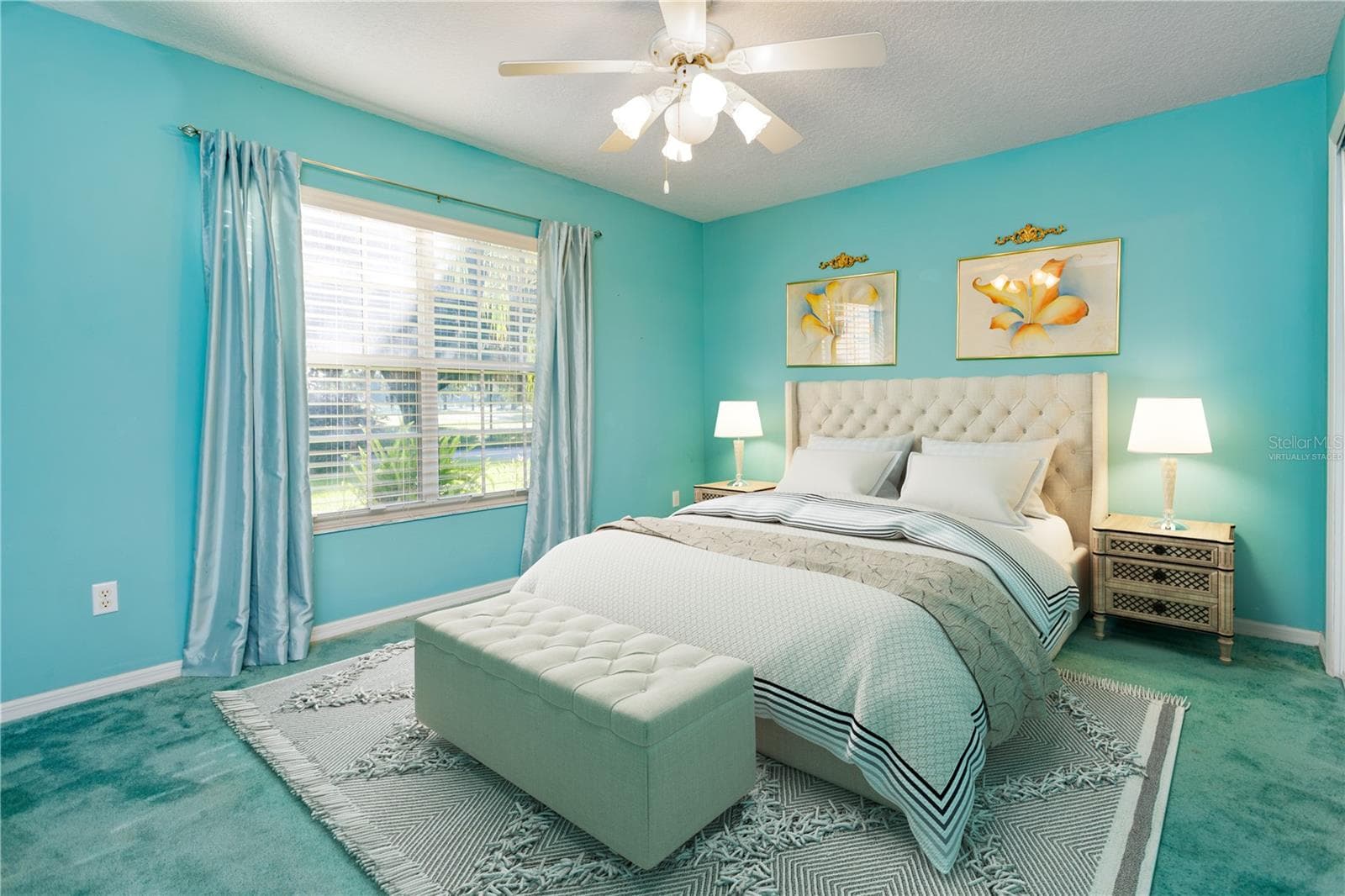 Virtually staged Bedroom 2 - 25845 GLEN EAGLE DR, LEESBURG
