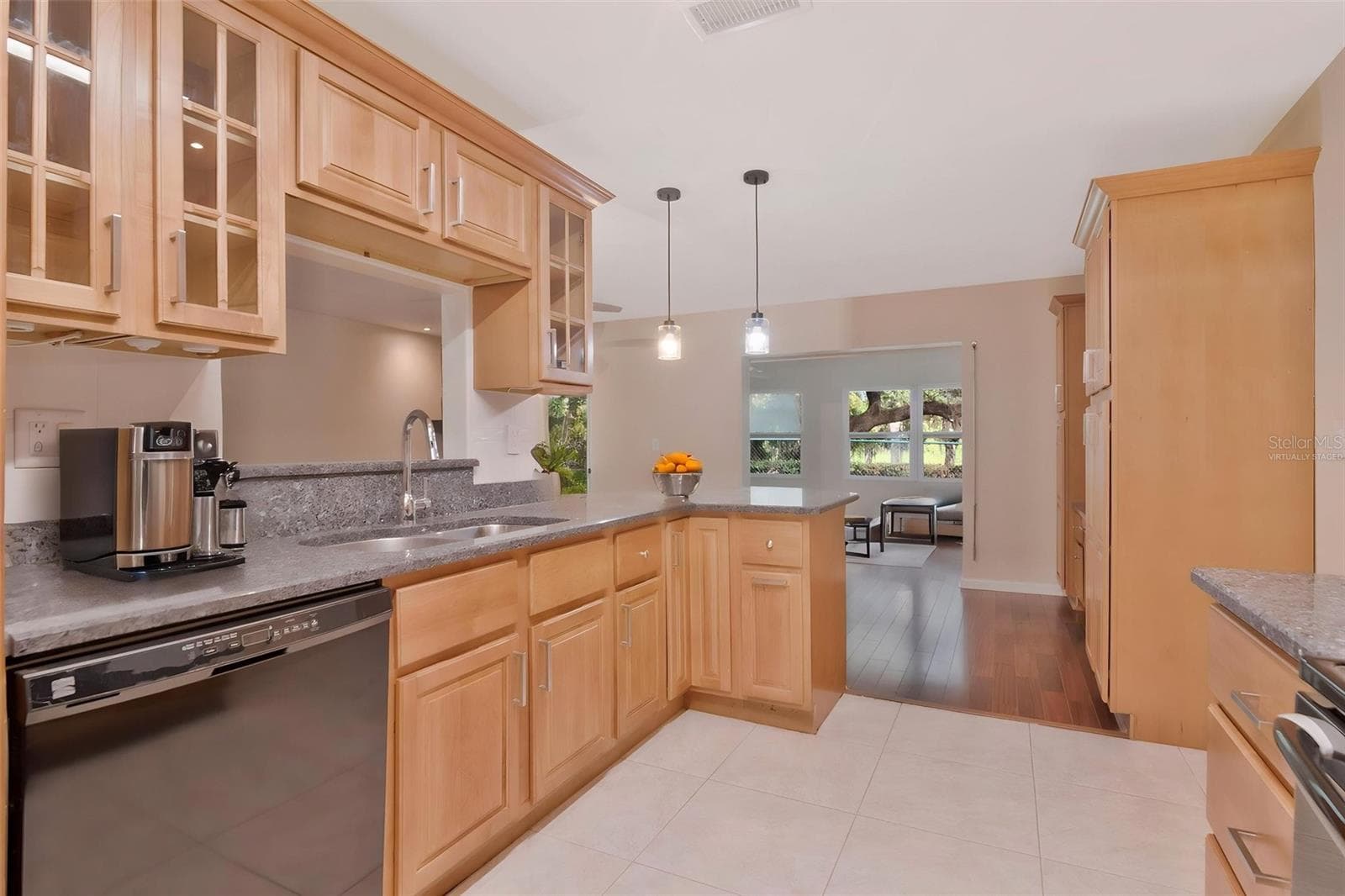 Kitchen Virtually Staged - 1967 BECKETT LAKE DR, CLEARWATER
