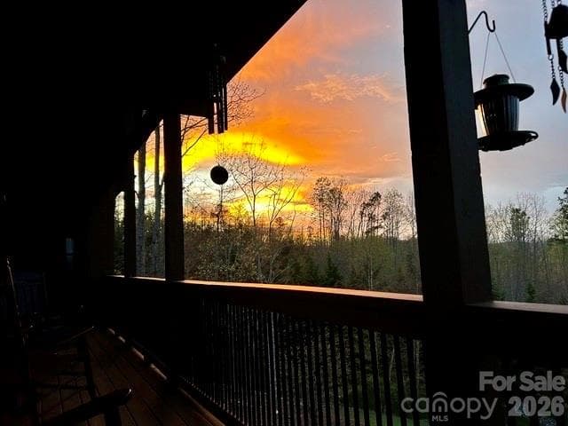 Sunset View from Back Porch - 315 Lakeview Trail, Nebo