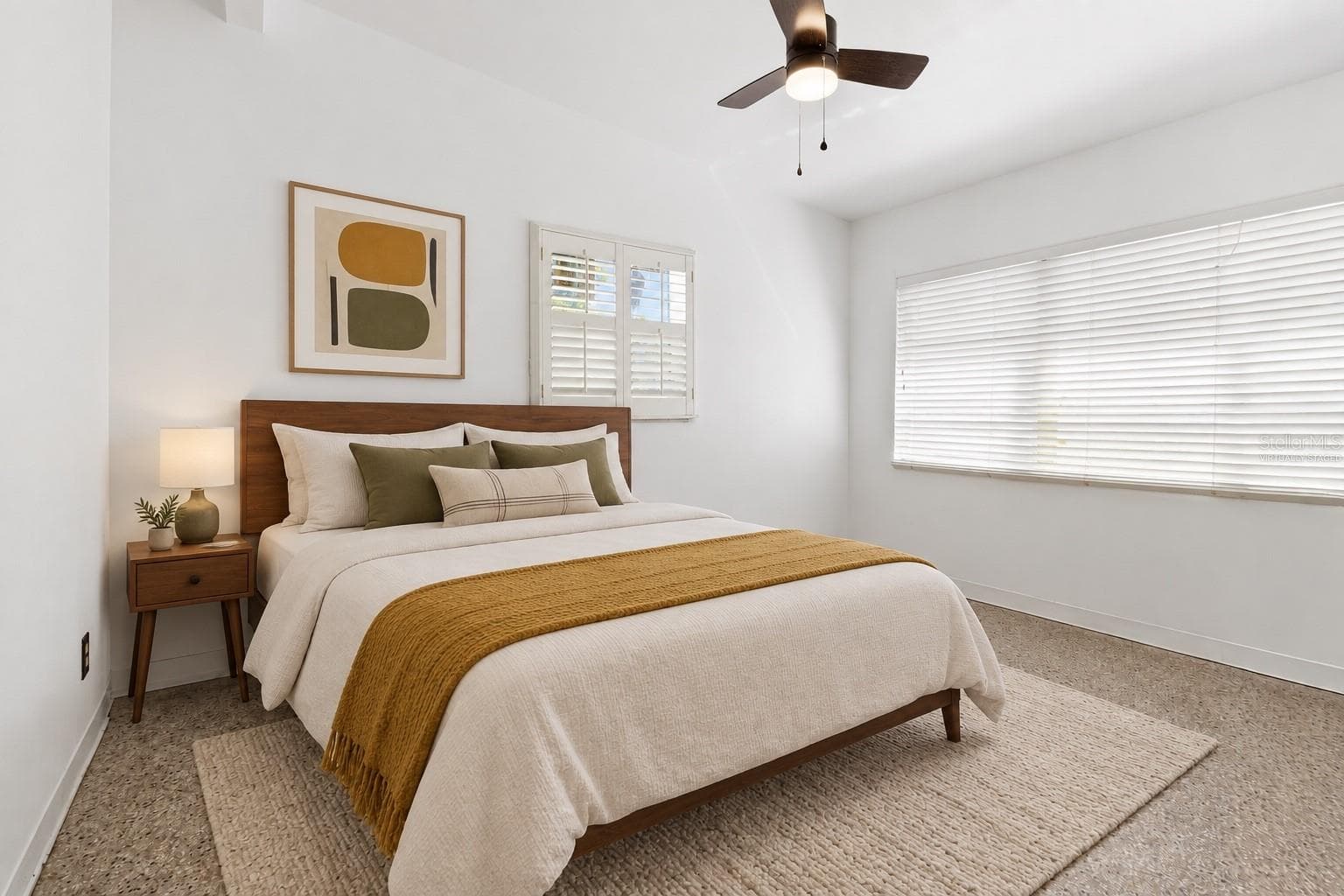 Bedroom 1 virtually staged - 3003 DREWERY AVE, LAKELAND