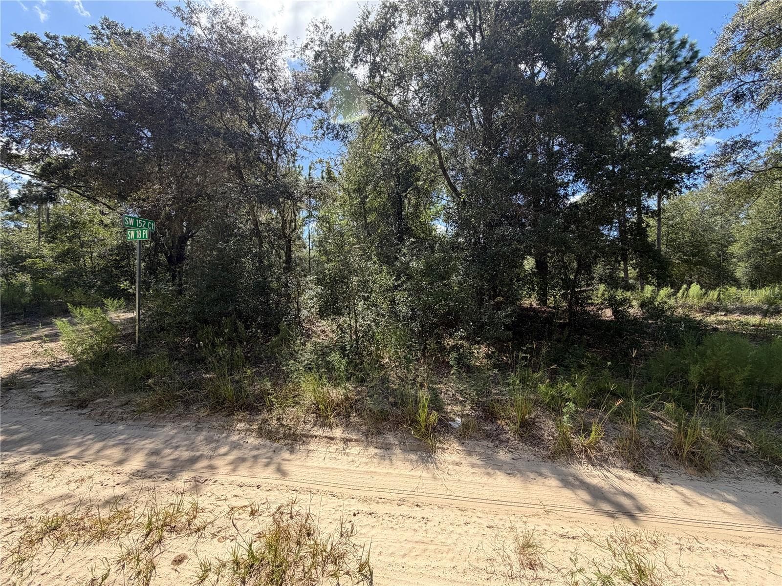 Private corner lot - 00 CORNER OF SW 152ND CT & 18TH PLACE, OCALA