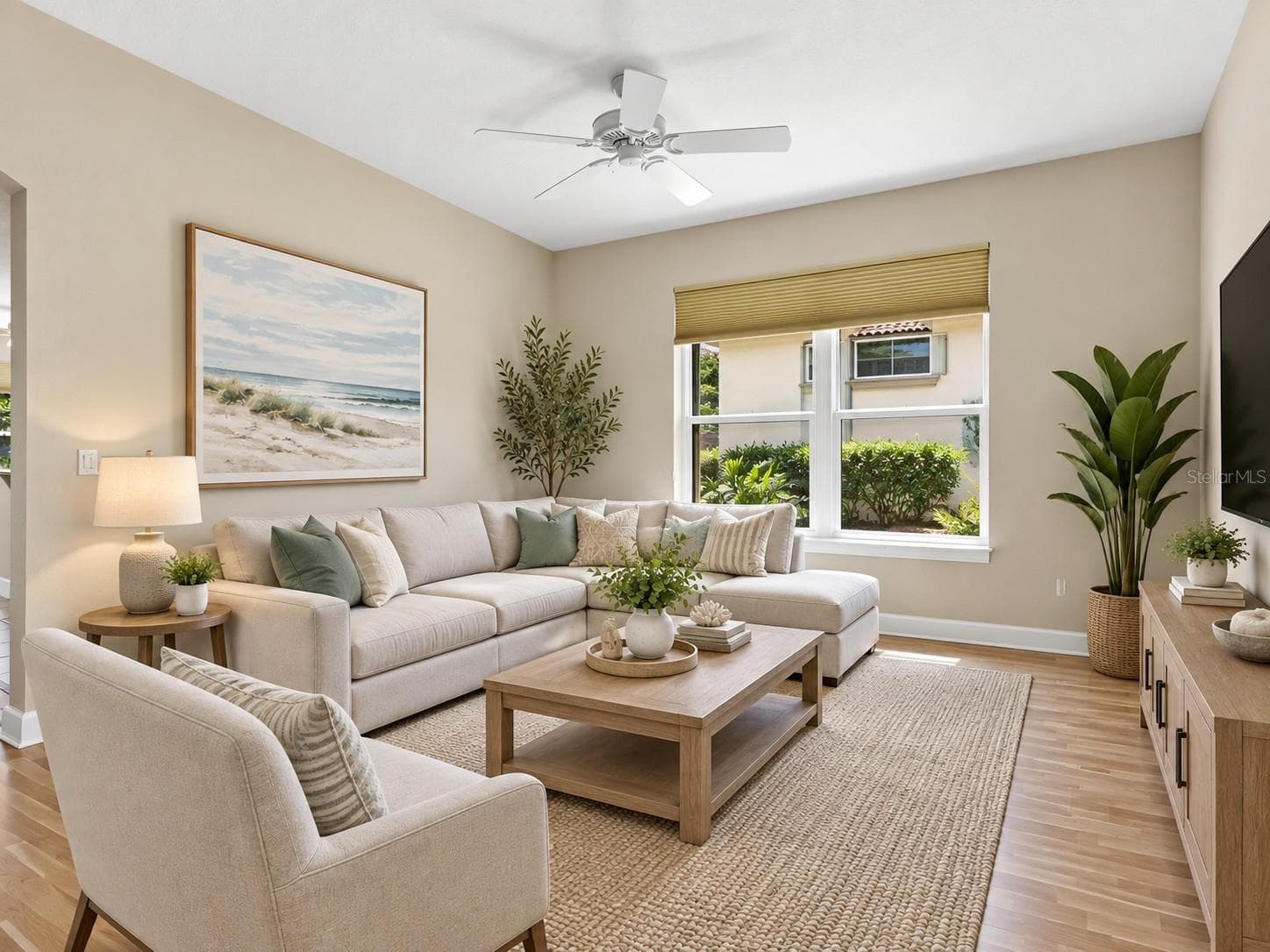 Virtual Stage Living Room 2 - 20580 PEZZANA DR, VENICE