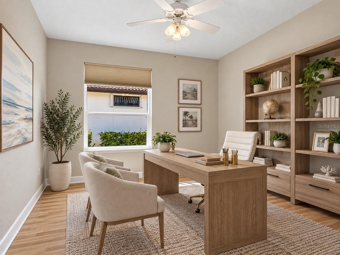 Virtually Staged Office - 20580 PEZZANA DR, VENICE