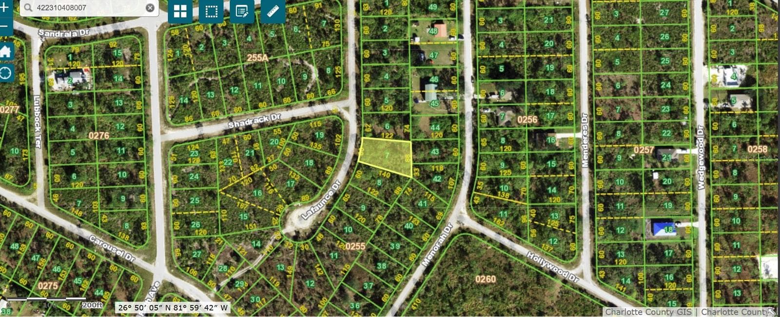 Land at 13330 LA FAUNCE DR, PUNTA GORDA, photo 2 of 2