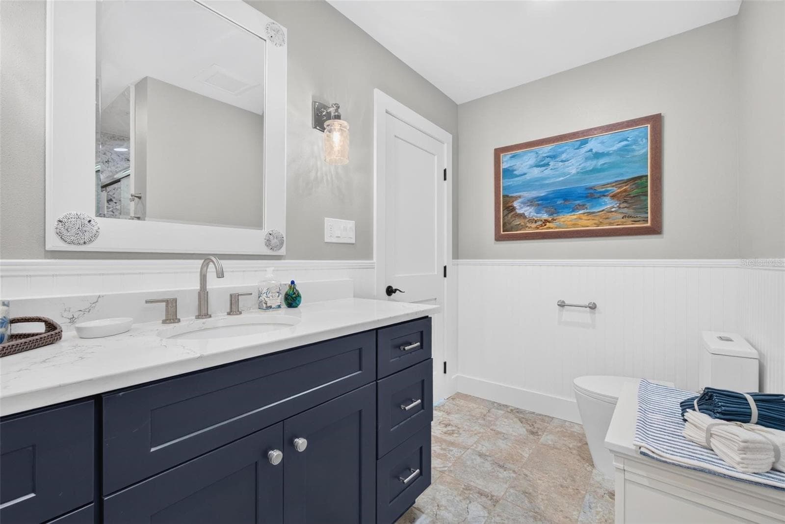 Guest/Main Bath - 53 DOLPHIN DR, TREASURE ISLAND