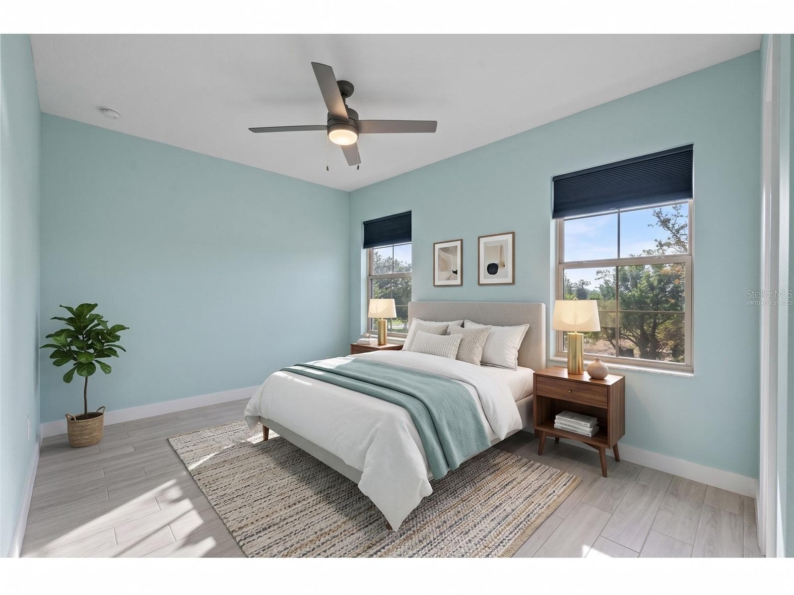 Virtually Staged Bedroom - 31310 CABANA RYE AVE, SAN ANTONIO