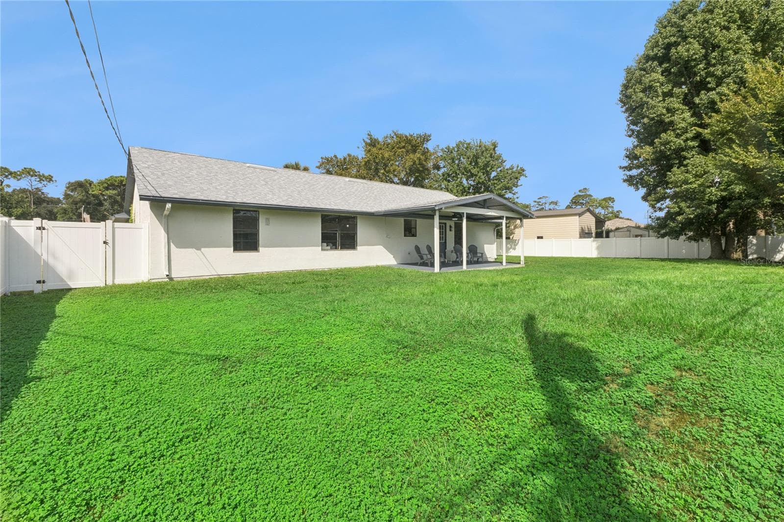 Back Yard - 3211 TRAVELERS PALM DR, EDGEWATER