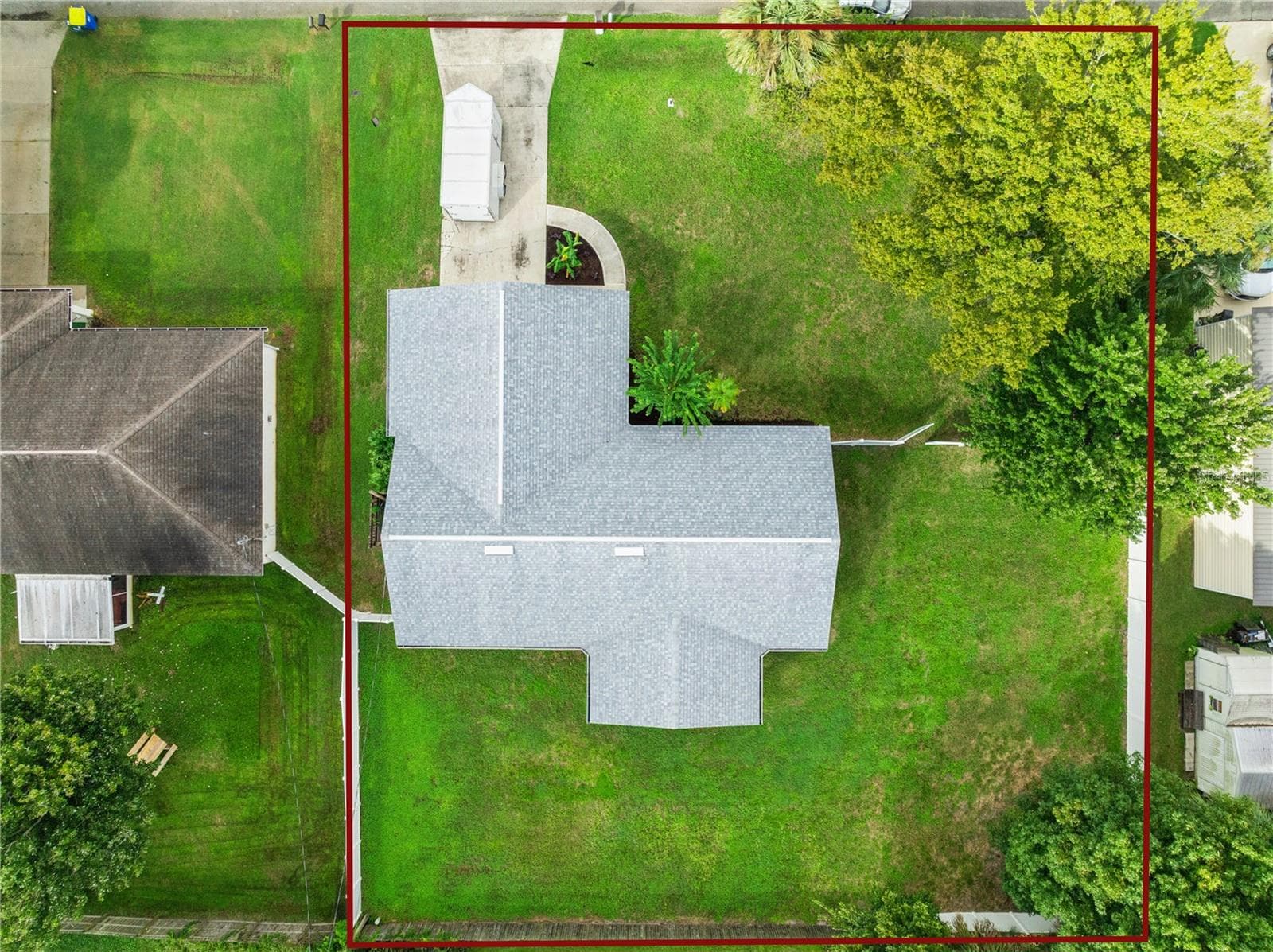 Aerial View - 3211 TRAVELERS PALM DR, EDGEWATER