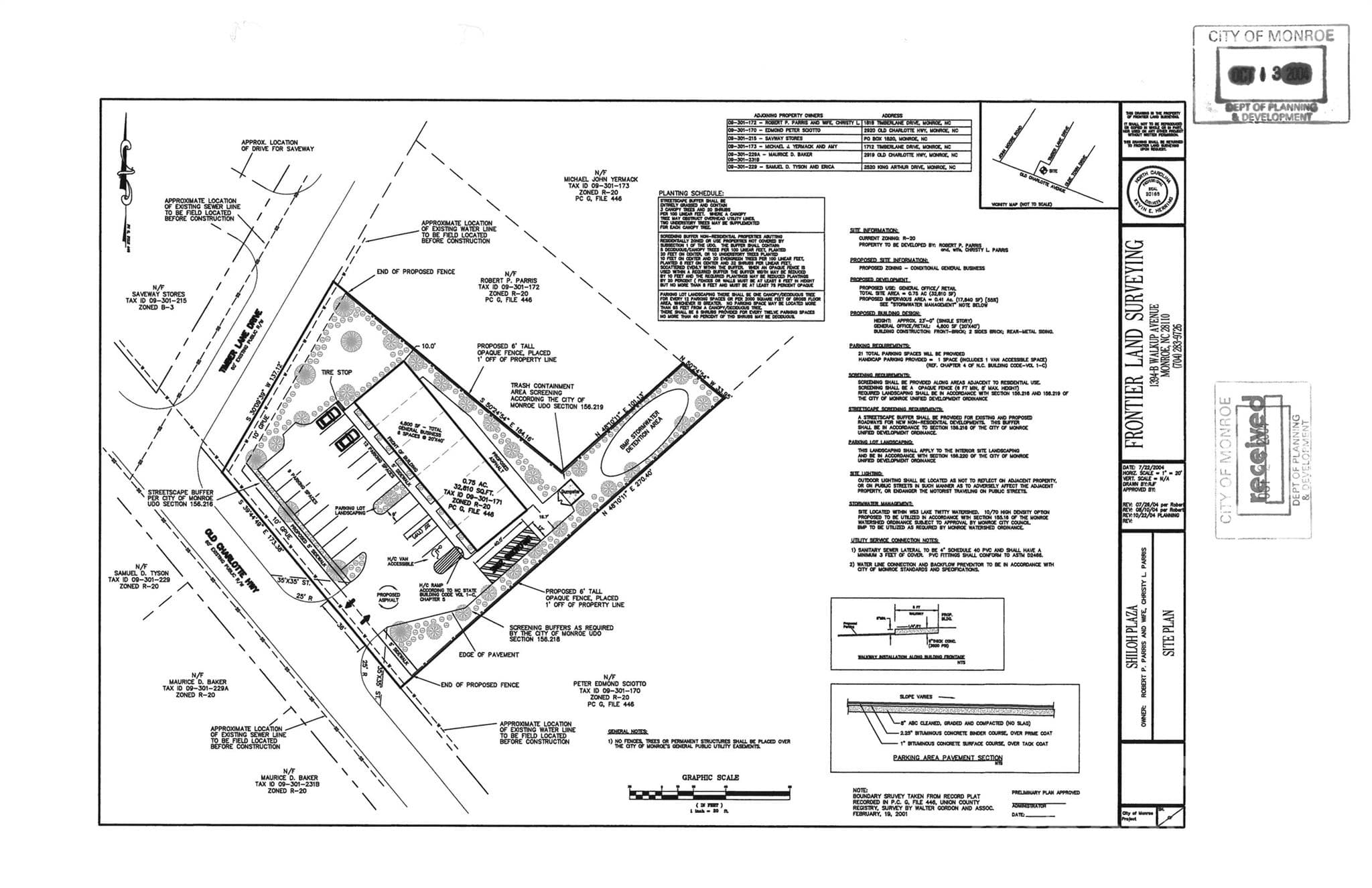 Unimproved Commercial at 2930 Old Charlotte Highway, Monroe