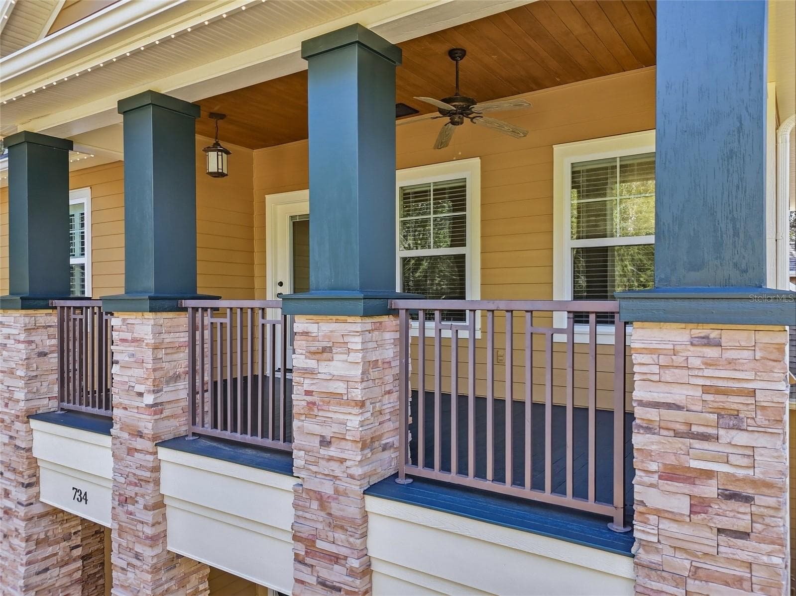 Upstairs covered porch. - 734 SW 134TH WAY, NEWBERRY