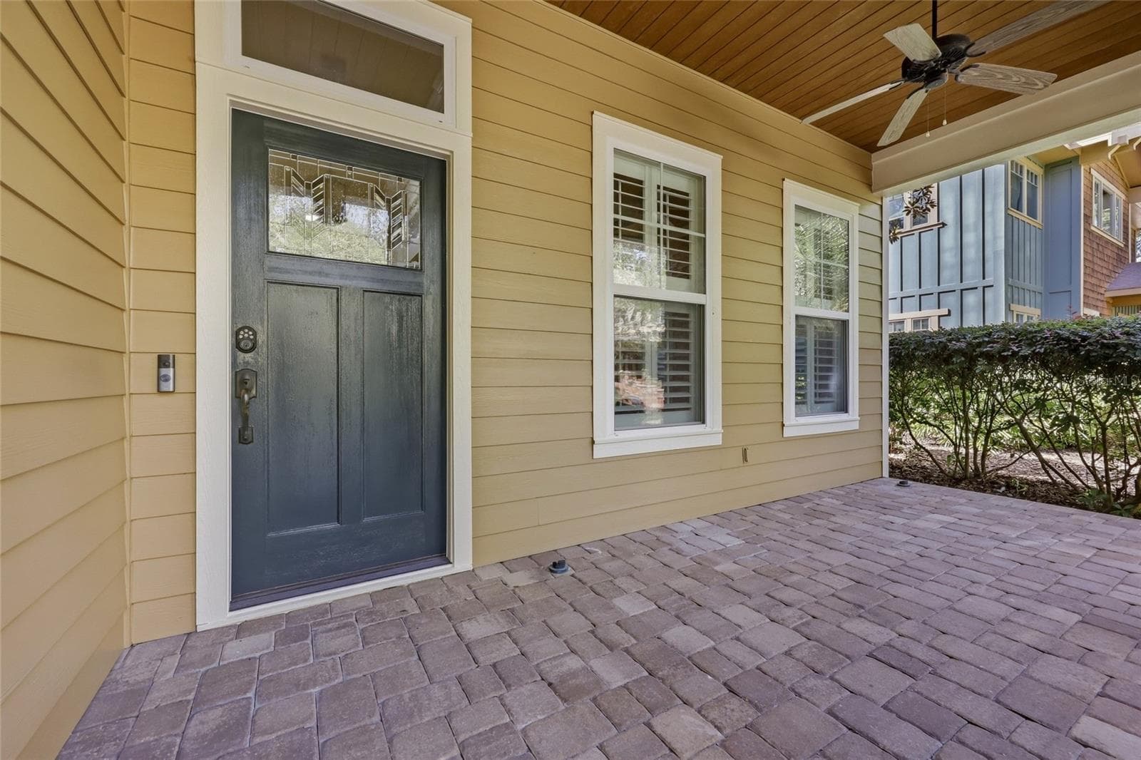 Custom stained glass front door - 734 SW 134TH WAY, NEWBERRY