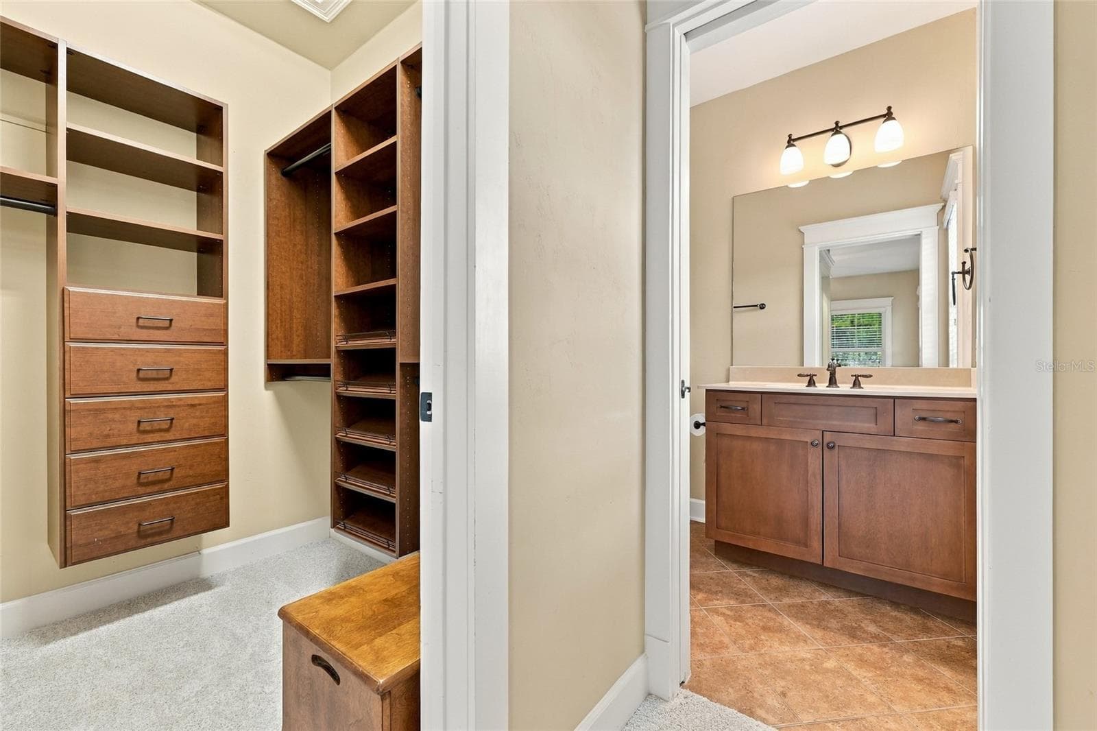 Upstairs Bedroom #3 walk-in closet - 734 SW 134TH WAY, NEWBERRY