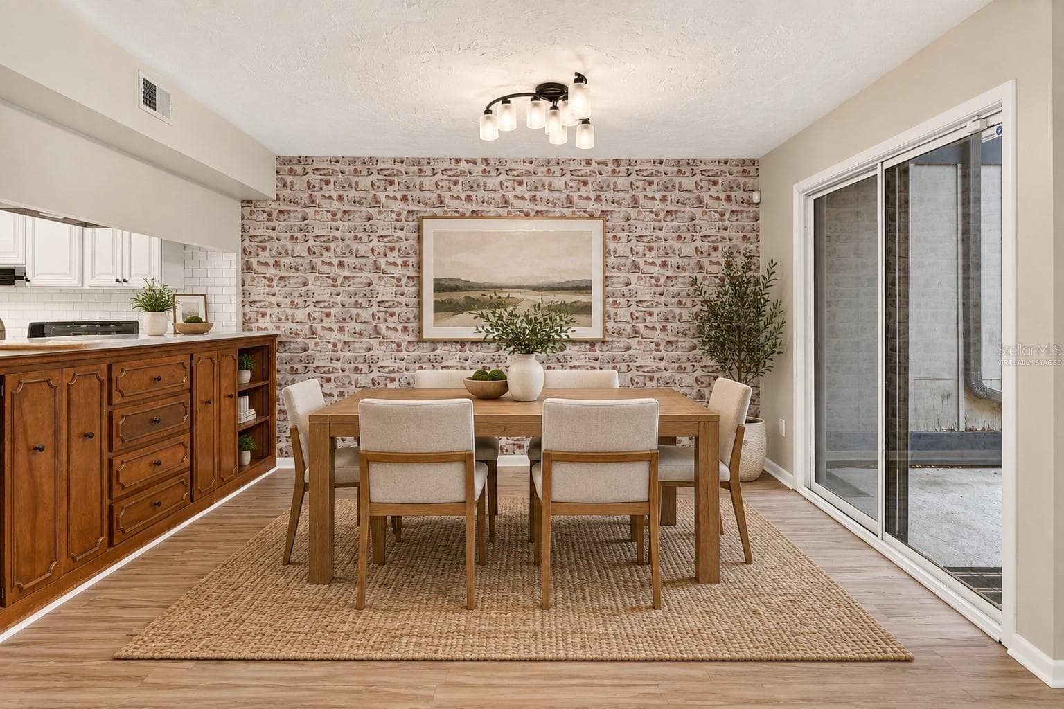 virtually staged dining room - 4411 BLACK FOREST WAY, GAINESVILLE