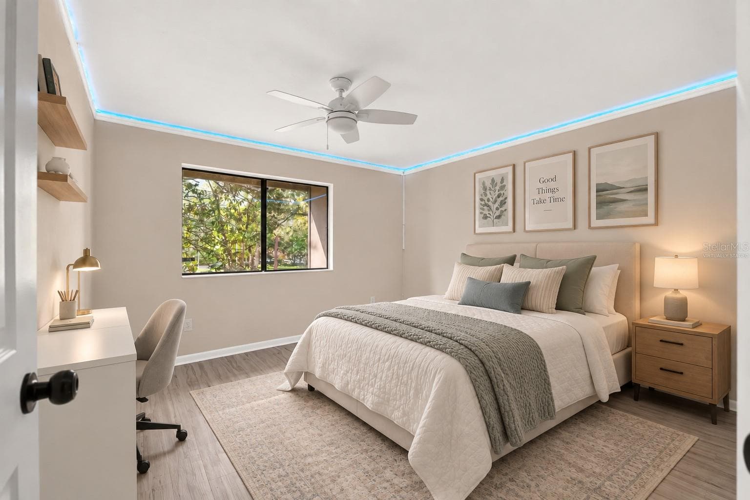 virtually staged bedroom 3 - 4411 BLACK FOREST WAY, GAINESVILLE