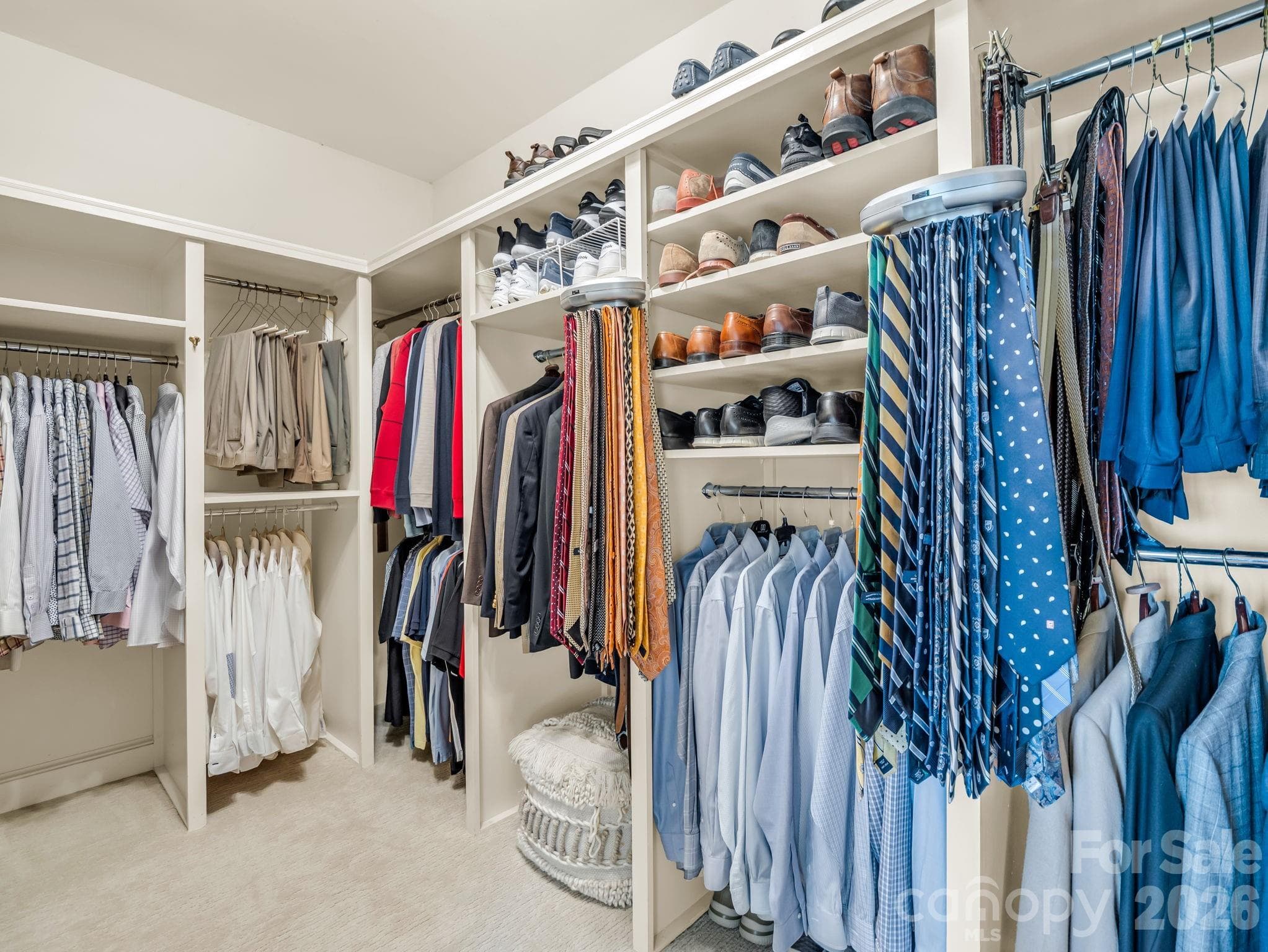 Walk in closet in primary bedroom - 164 Brookfield Drive, Forest City