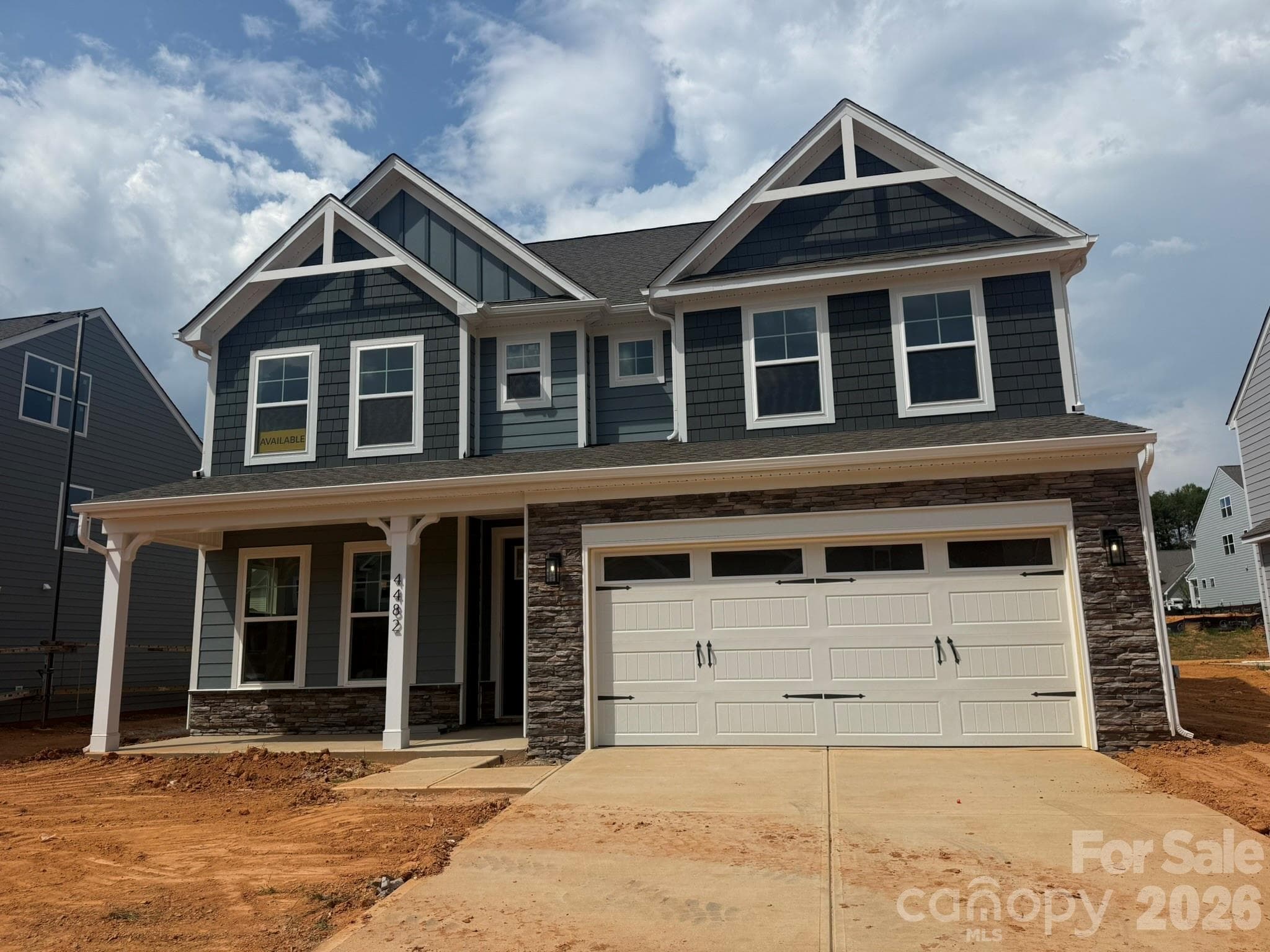 Homesite 100 features a Davidson D floorplan - Stanley