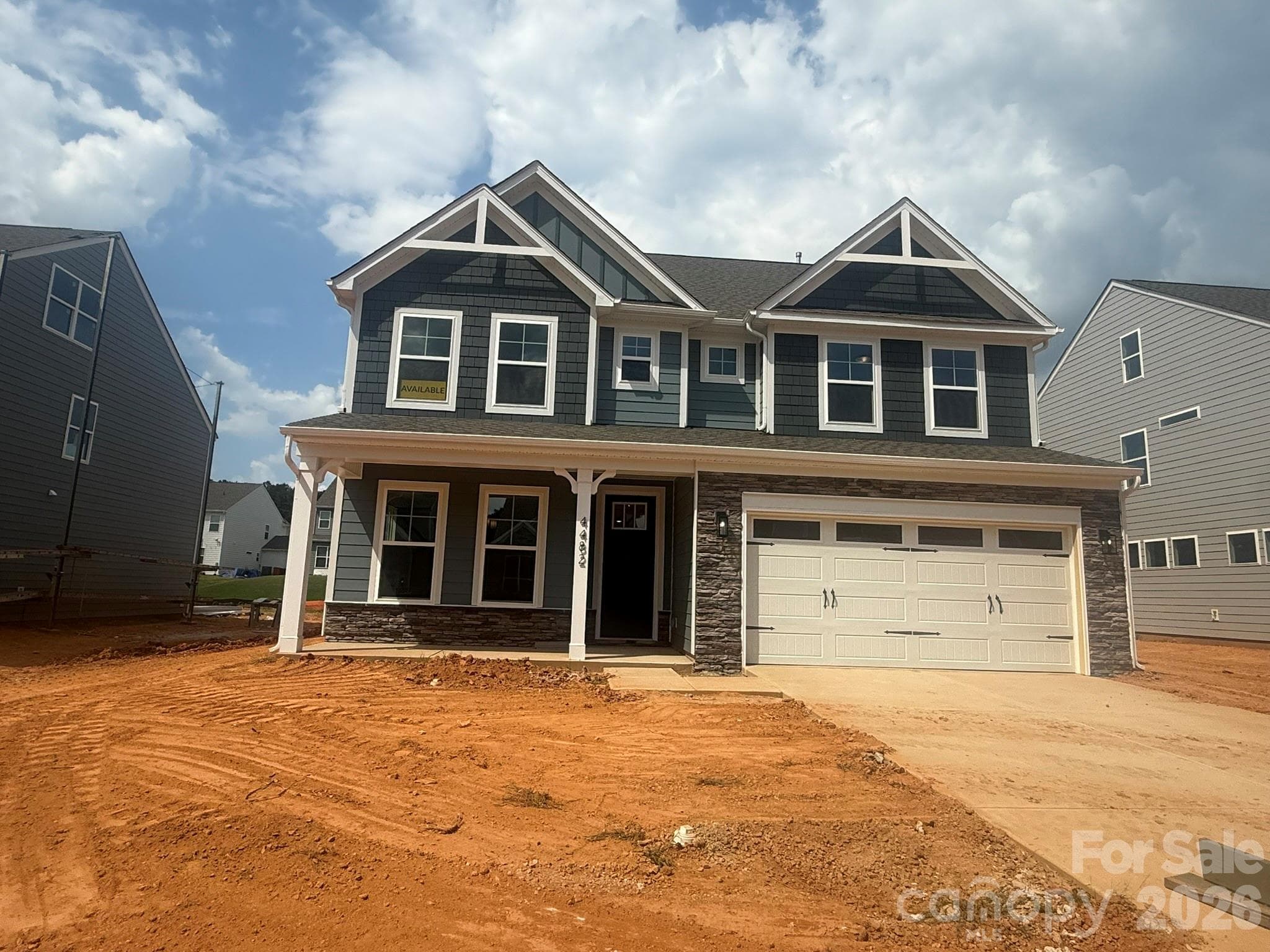 Homesite 100 features a Davidson D floorplan - Stanley