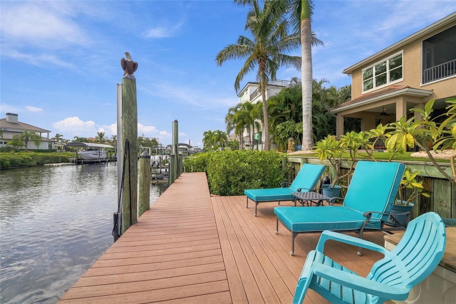 Observation space on dock - 613 REGATTA WAY, BRADENTON