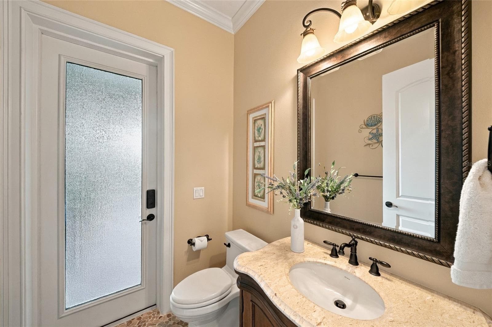 Door to pool lanai/outdoor kitchen - 613 REGATTA WAY, BRADENTON