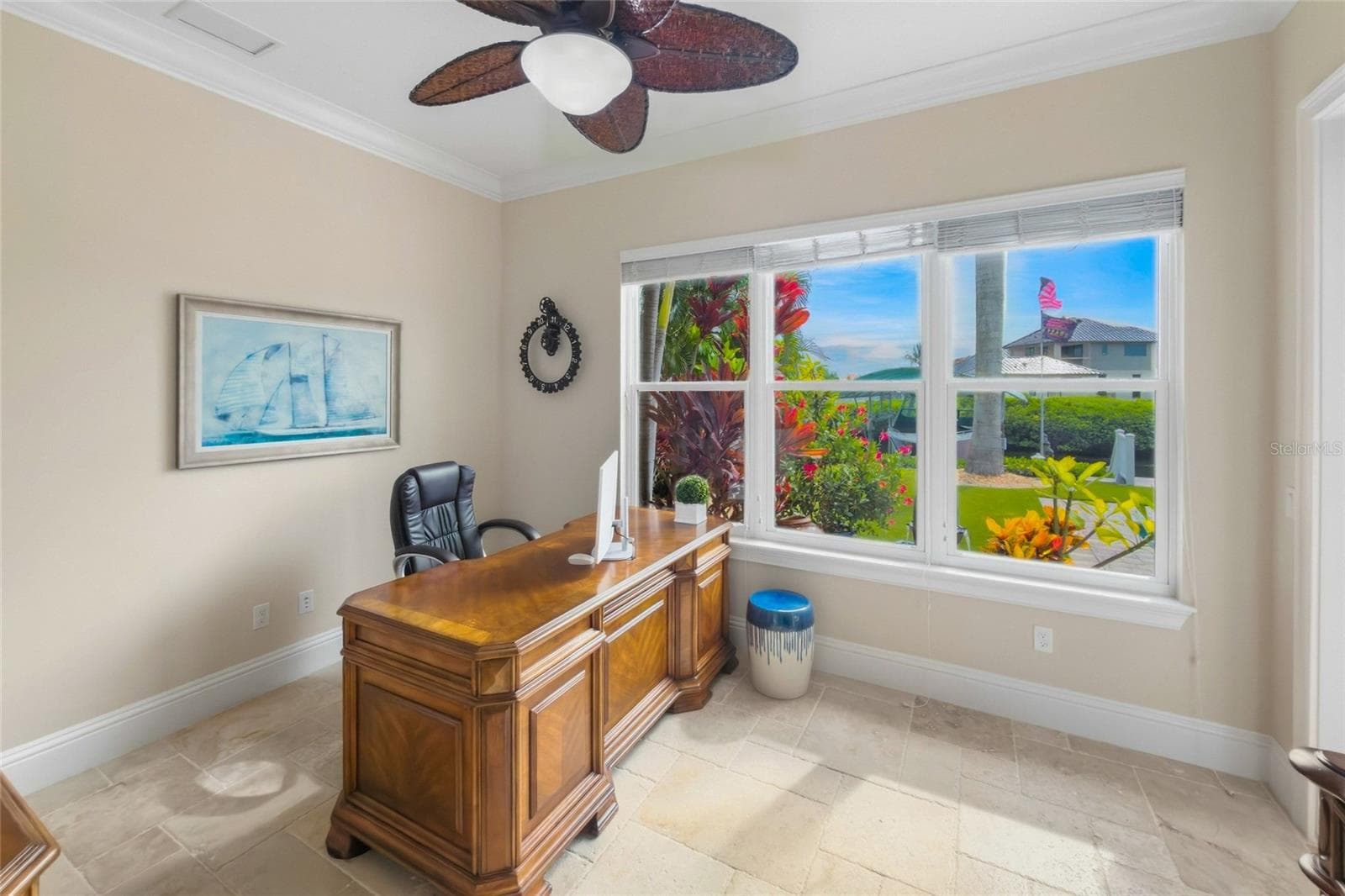 Office is also bedroom 4, has walk-in closet - 613 REGATTA WAY, BRADENTON