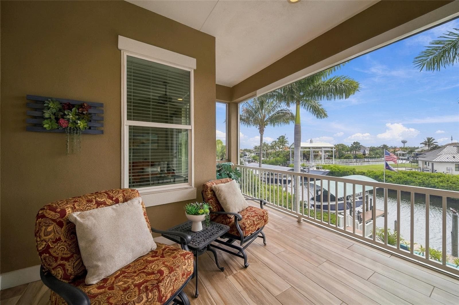 Balcony facing East off of Bonus Room - 613 REGATTA WAY, BRADENTON