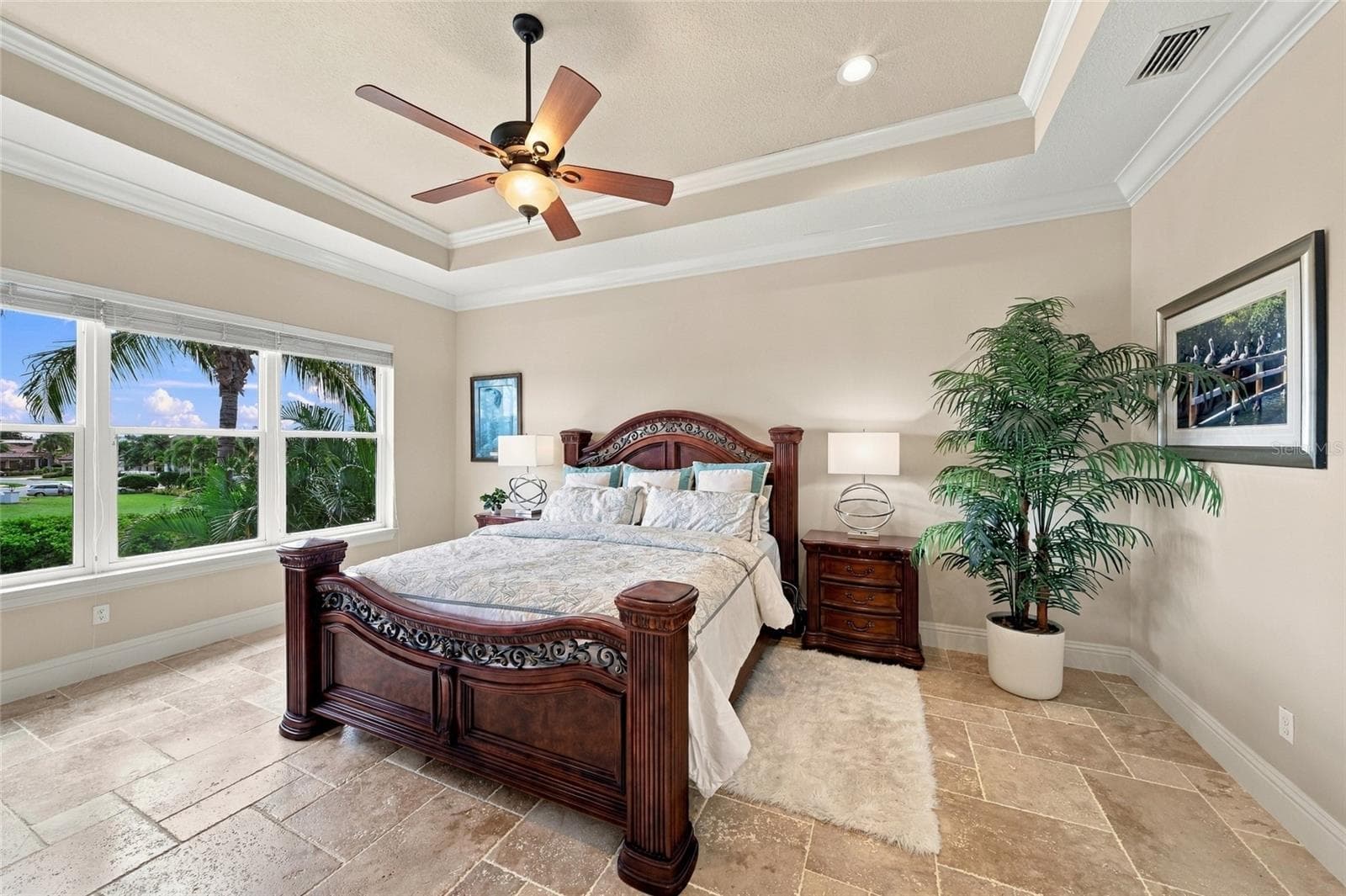 Primary Bedroom - no carpet - 613 REGATTA WAY, BRADENTON