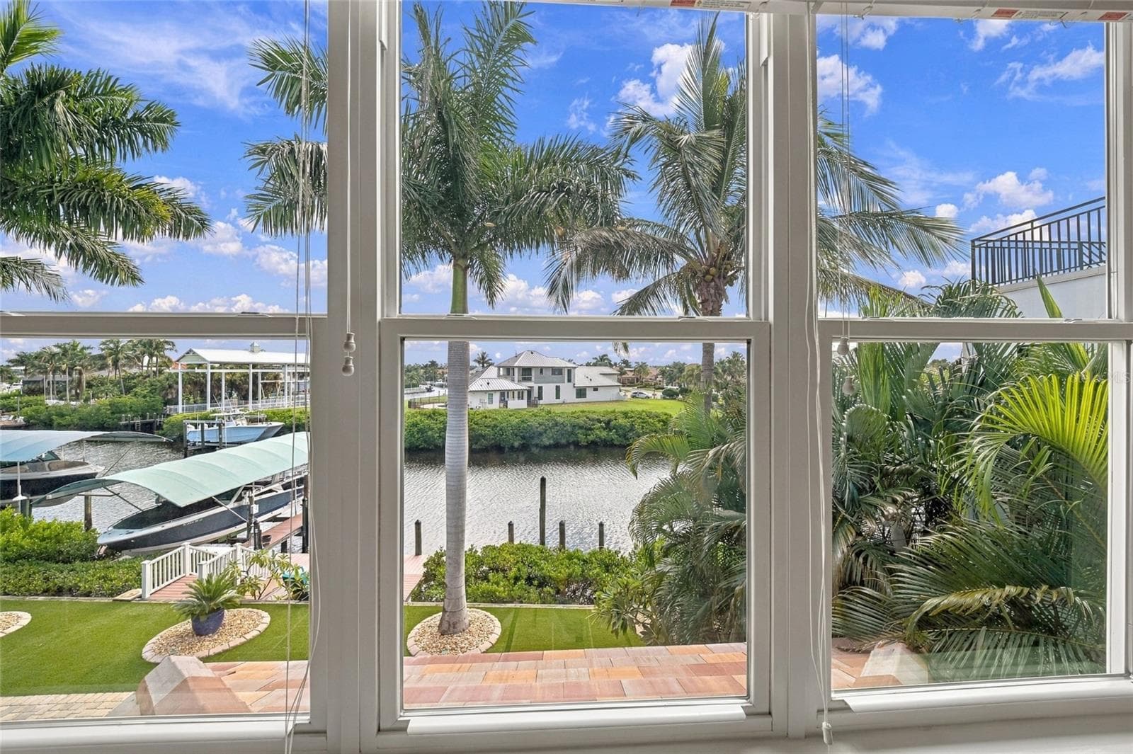 View from Primary Bedroom - 613 REGATTA WAY, BRADENTON