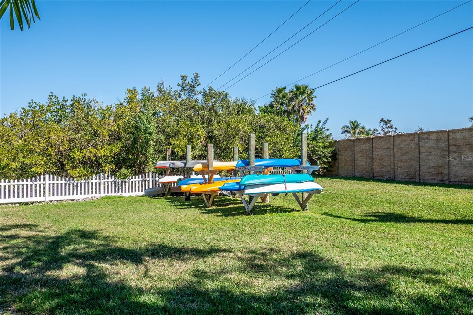 Kayak storage near the launch - 613 REGATTA WAY, BRADENTON