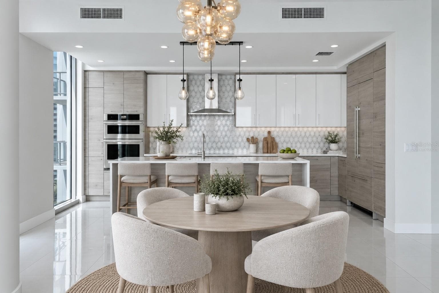 Dining/Kitchen - virtually staged - 301 1ST ST S #1001, ST PETERSBURG