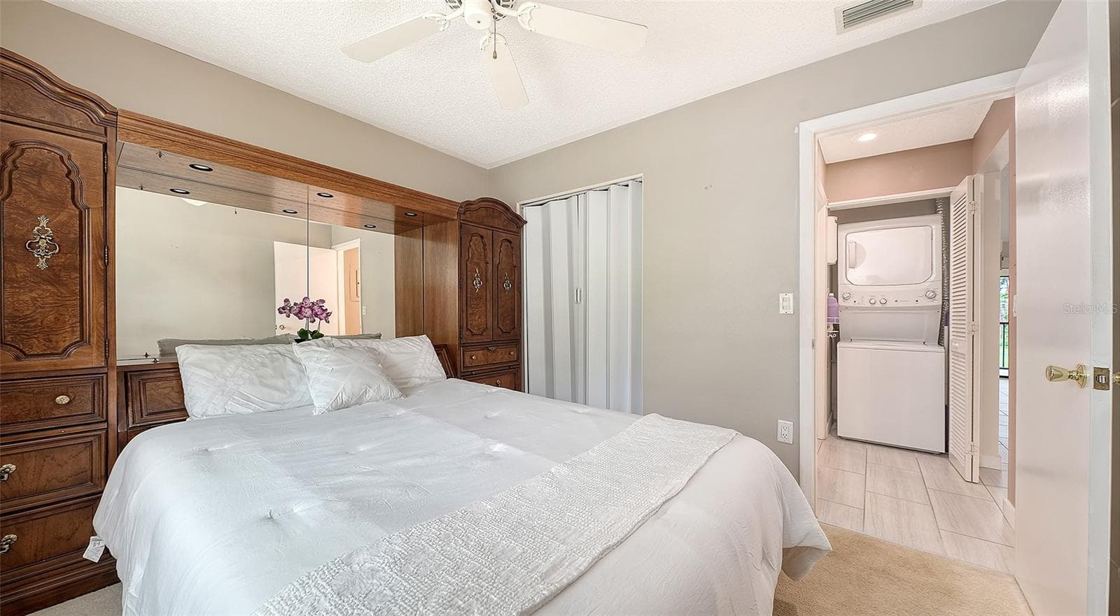 Guest Bedroom ideally located next to Guest Bath and Laundry Closet! - 7652 EAGLE CREEK DR #7598, SARASOTA